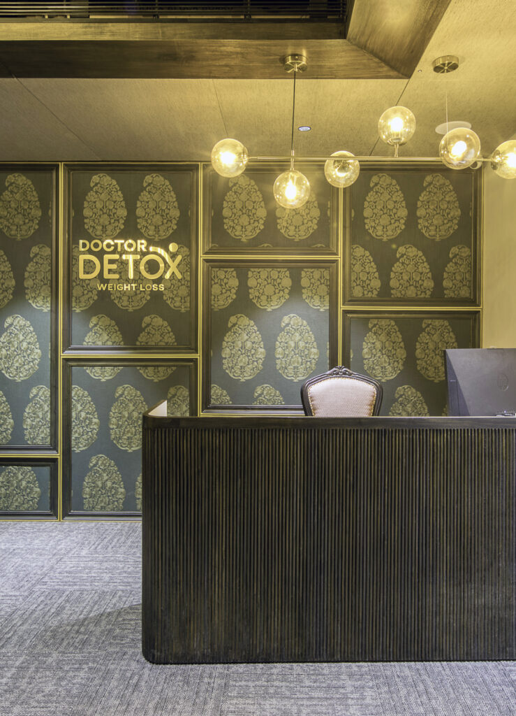 Modern doctor office interior design with clean and premium setup
