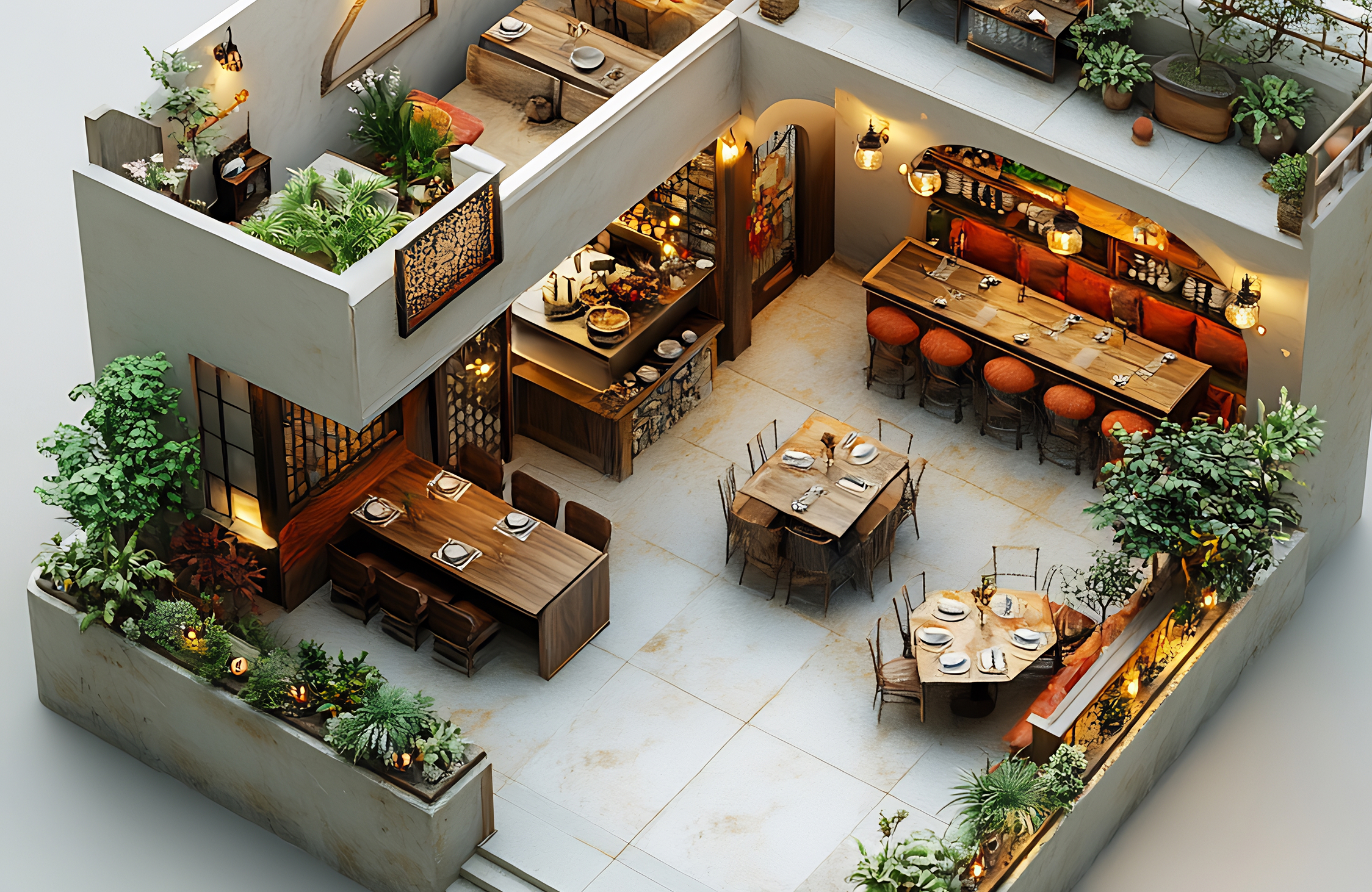 Latest restaurant interior design trends in Ahmedabad for unique dining experience