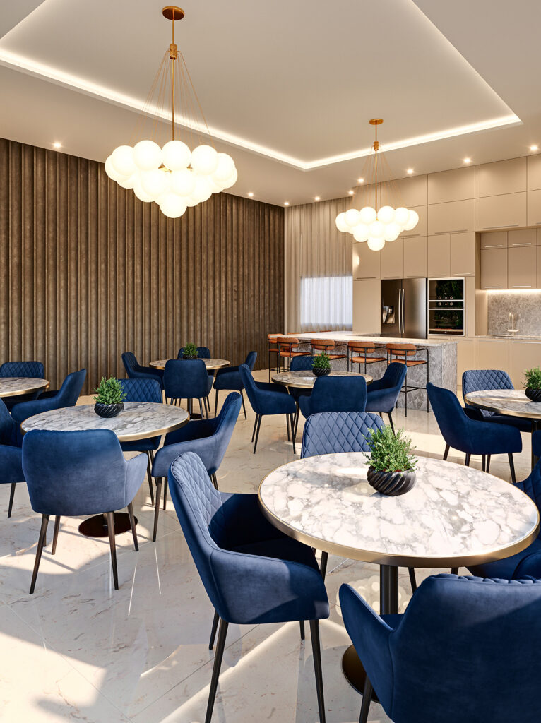 Modern café interior design in Ahmedabad with stylish seating and decor