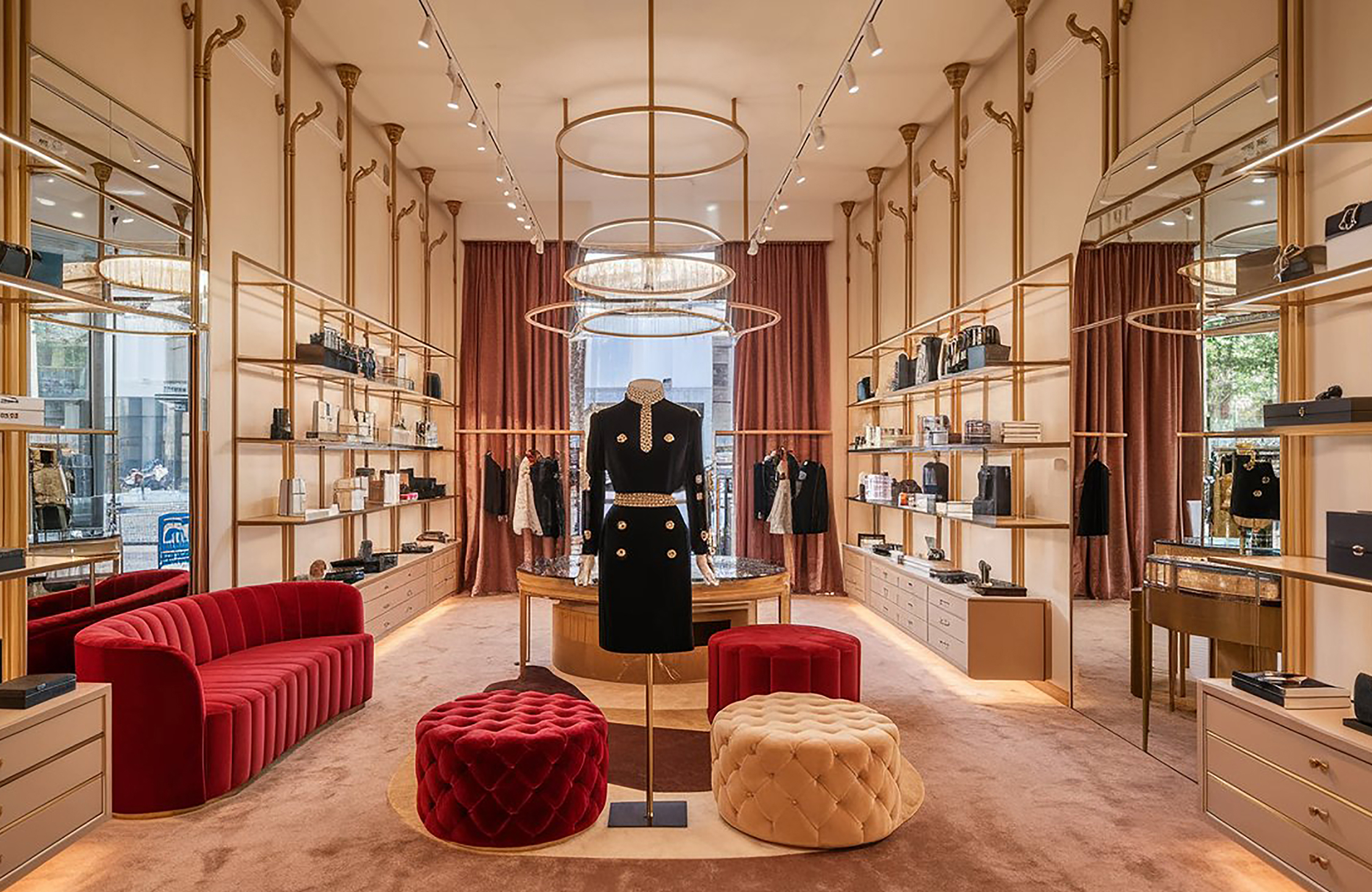 Boutique lighting design in Ahmedabad enhancing product visibility and shopping experience