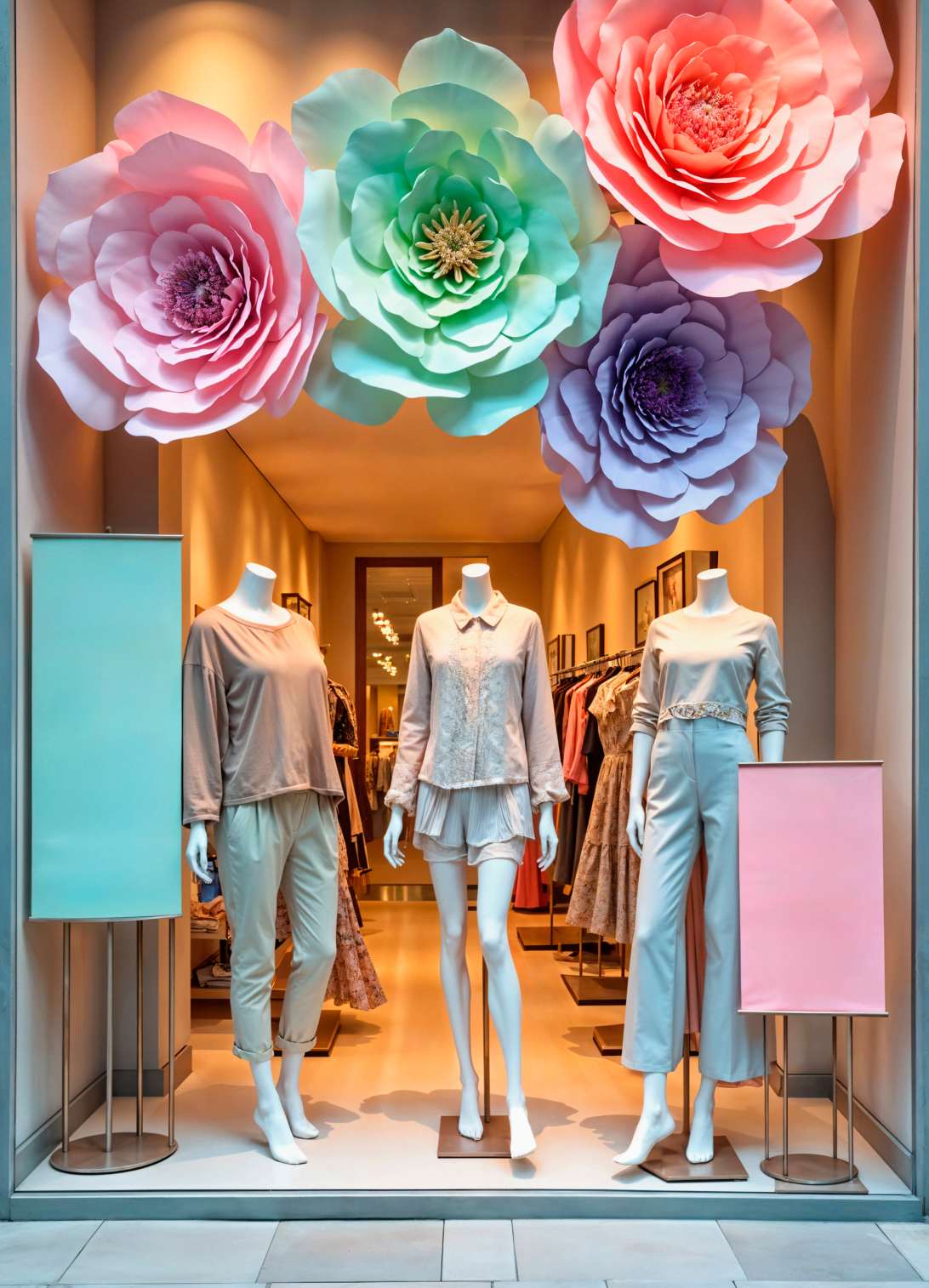 Modern boutique store interior design in Ahmedabad with elegant retail display and layout