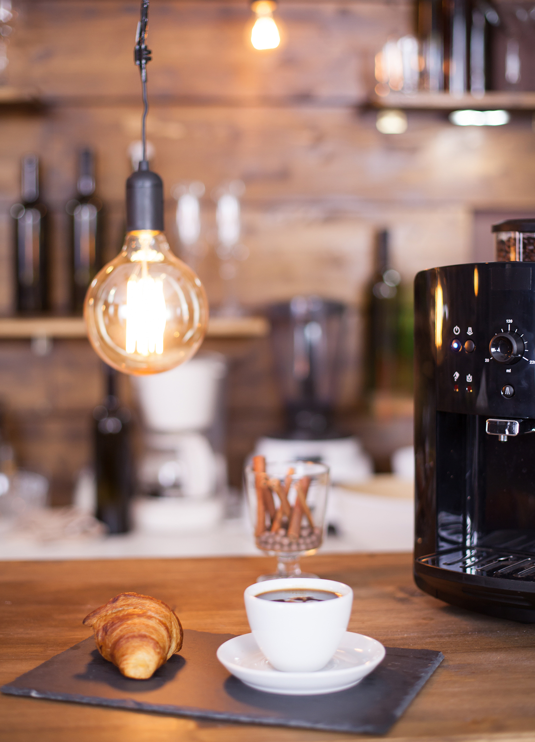 Modern coffee shop interior design in Ahmedabad with stylish and Instagram worthy café setup