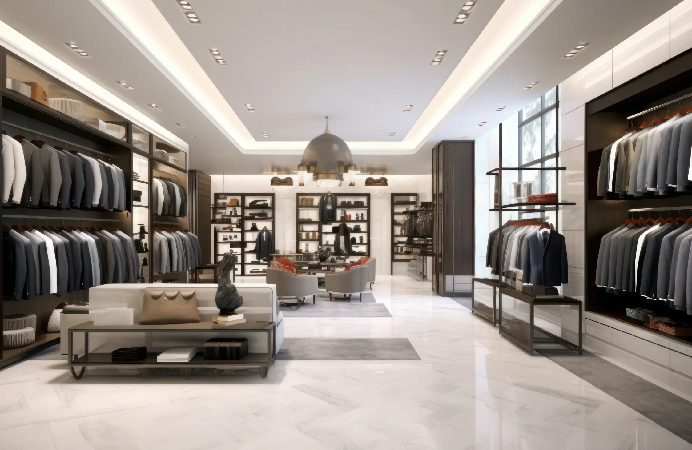 Product zoning in retail store interior design Ahmedabad with organized sections and displays