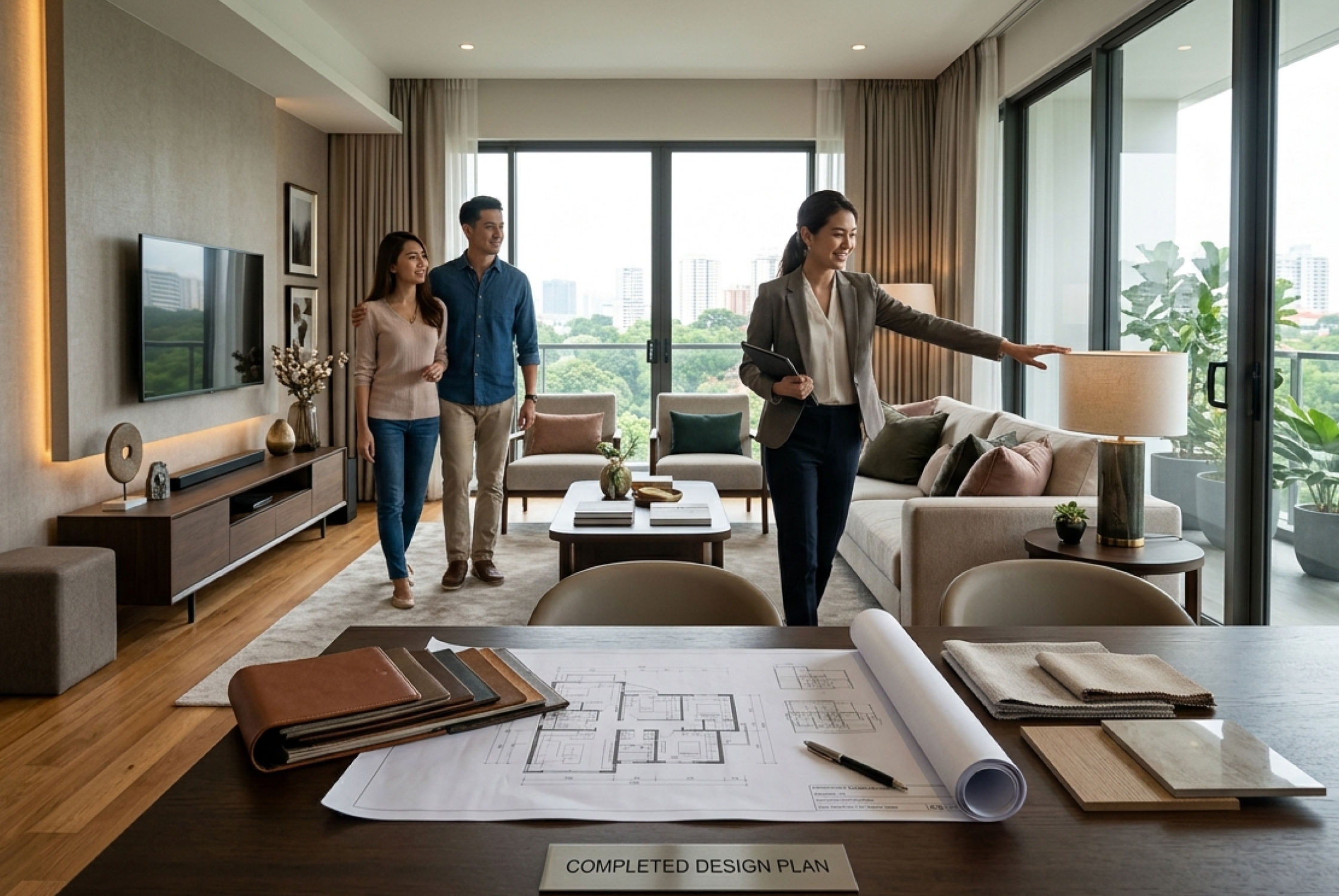 Turnkey interior design in Ahmedabad with complete home project execution and modern interiors