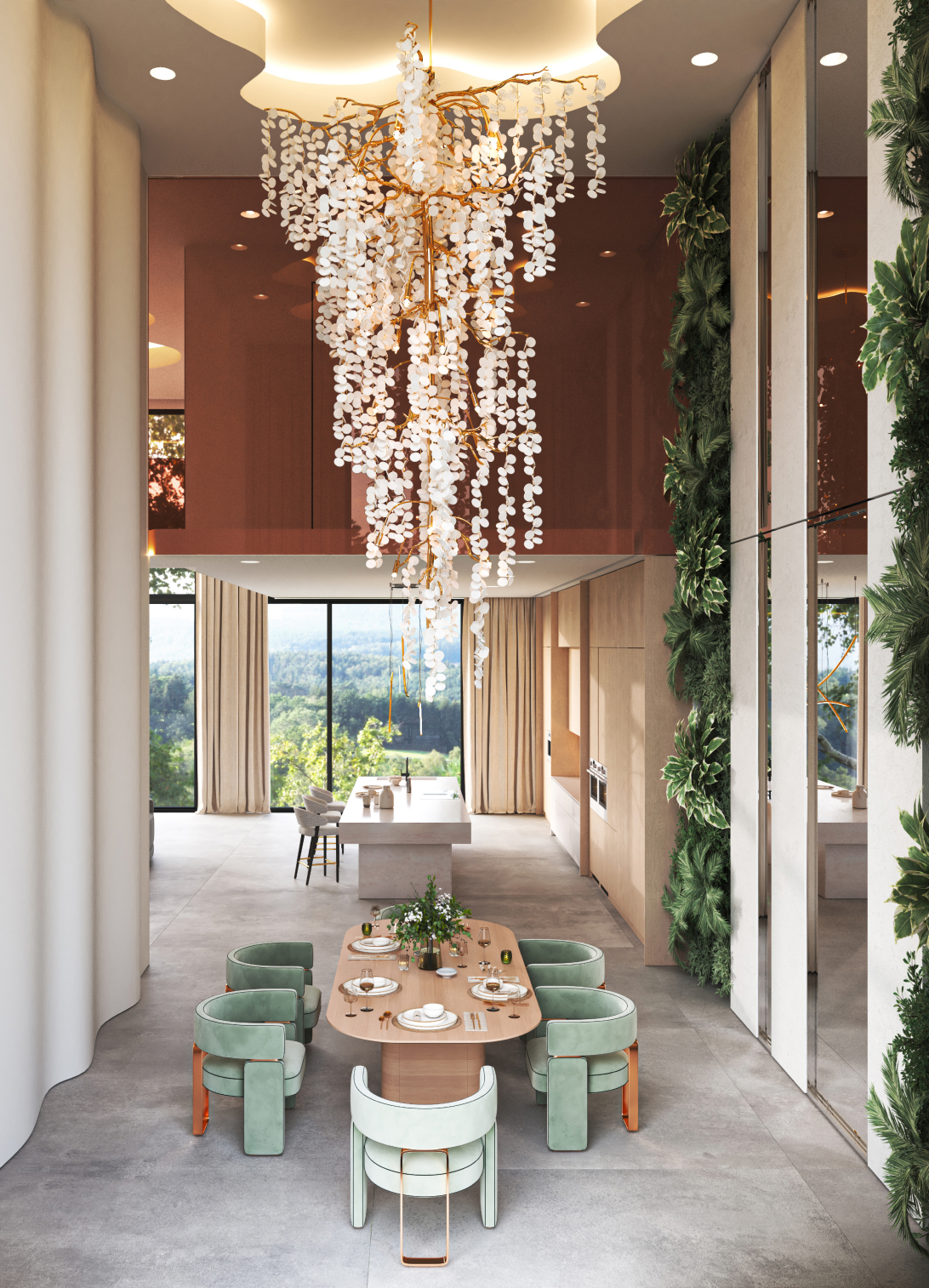 Luxury hotel lobby interior design in Ahmedabad with elegant lighting and premium hospitality décor