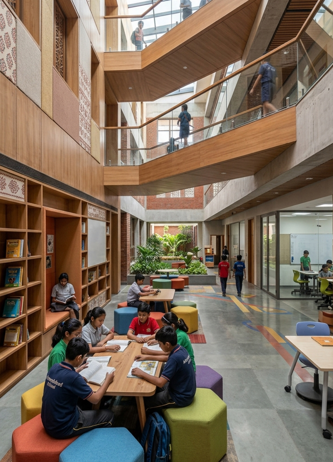 Creative activity room and STEM learning space interior design for schools in Ahmedabad