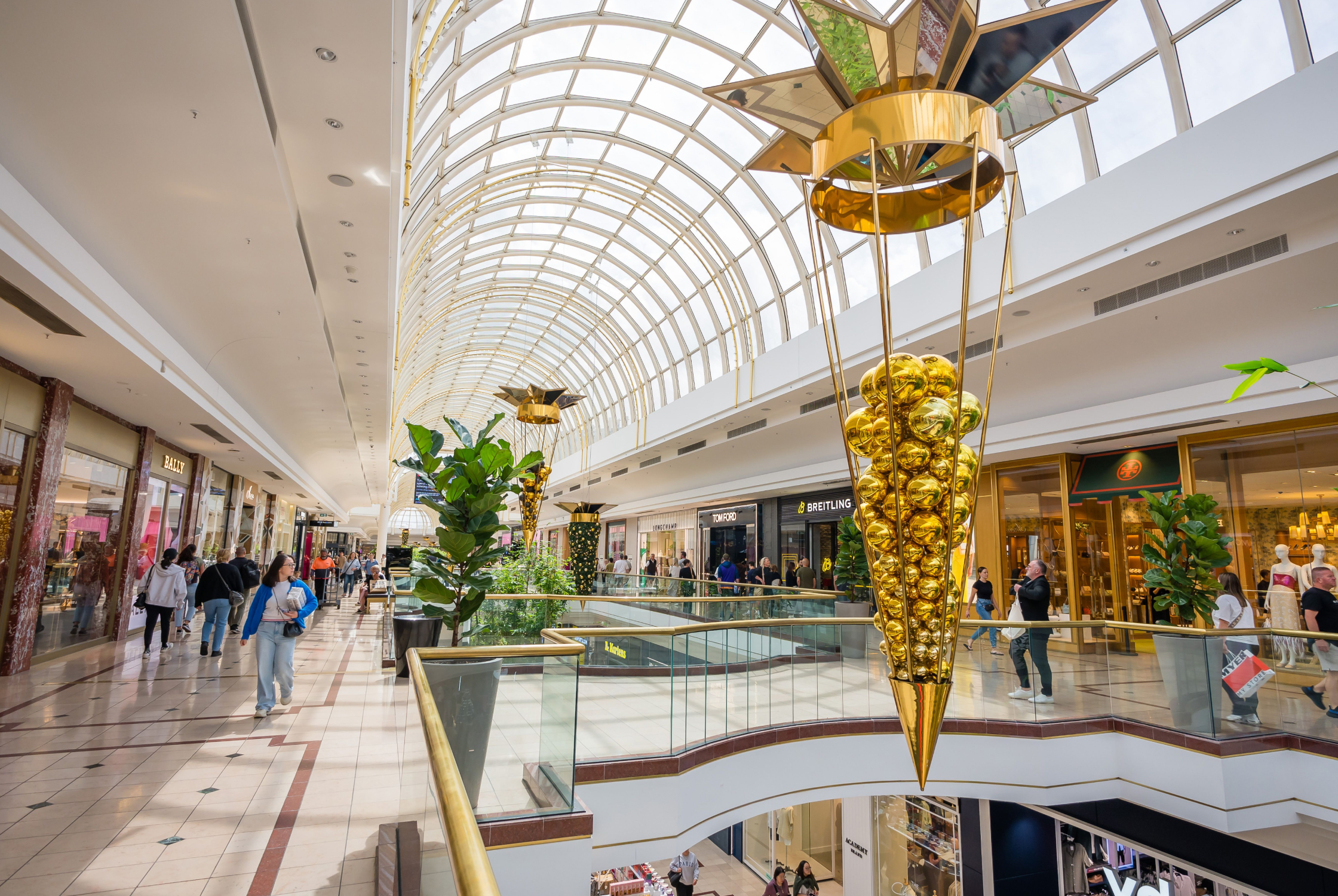 Customer-centric shopping mall interior designed to improve visitor comfort and overall shopping experiences