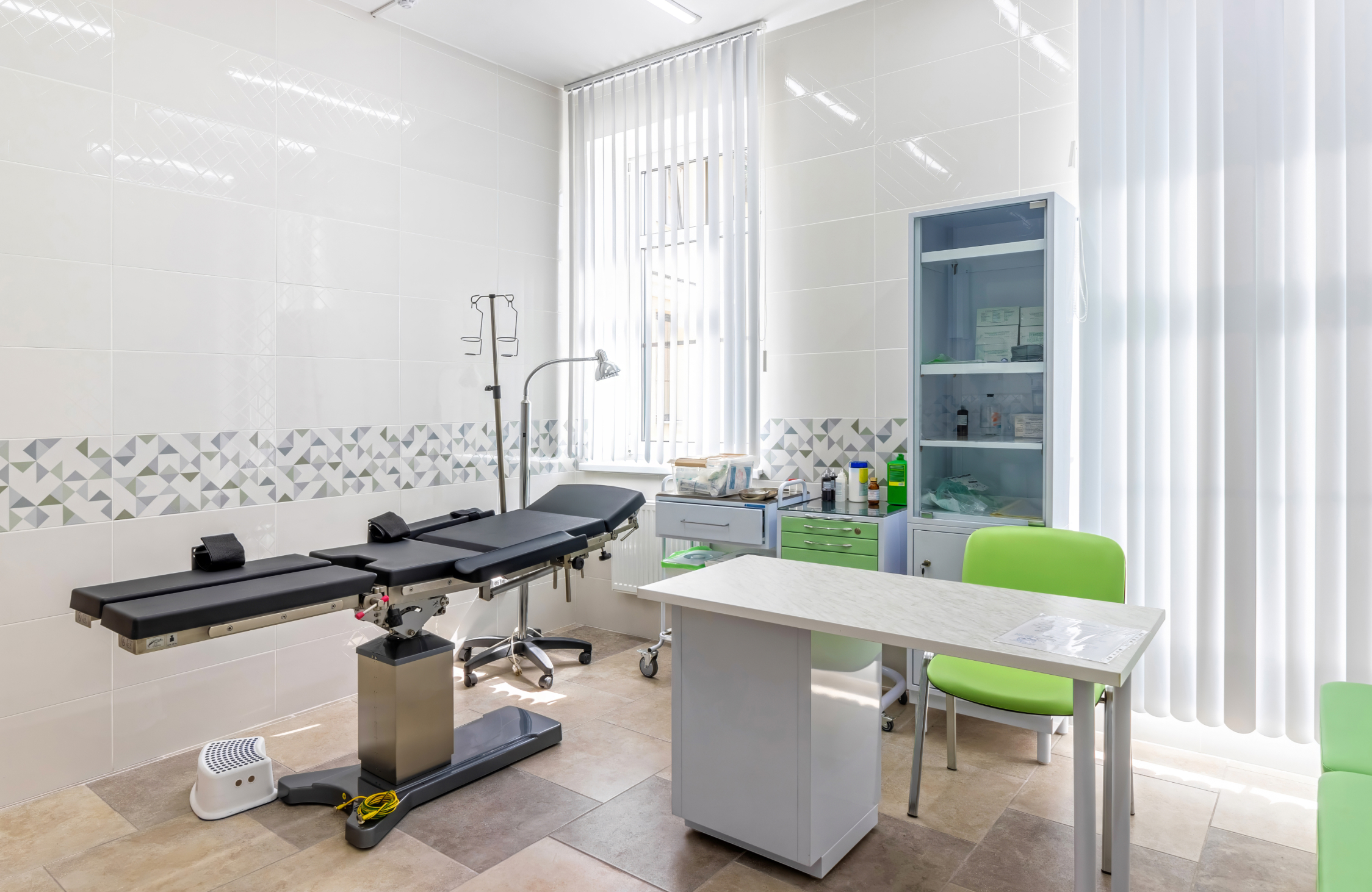 Professional clinic lighting design in Ahmedabad enhancing patient comfort and medical examination visibility