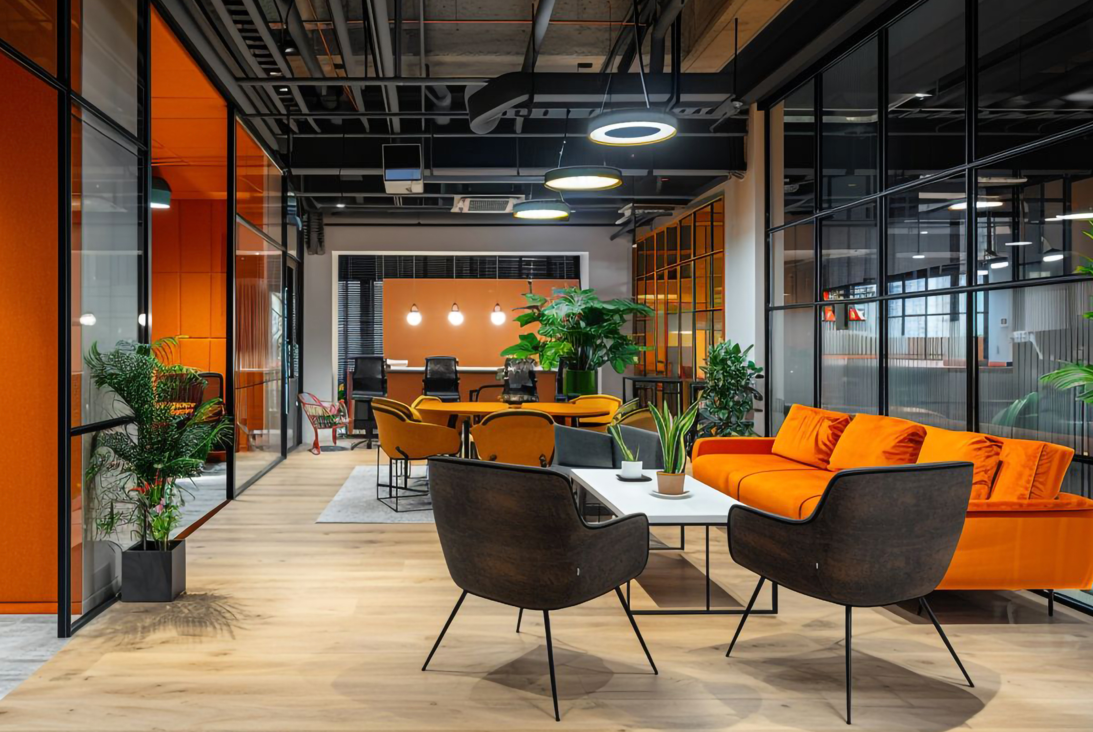 Customized commercial co-working interior by Ocean Design Studio