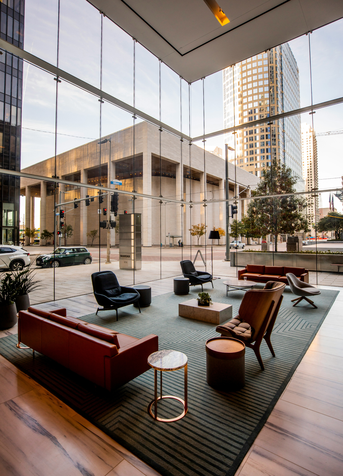Modern corporate interior design in Ahmedabad by Ocean Design Studio
