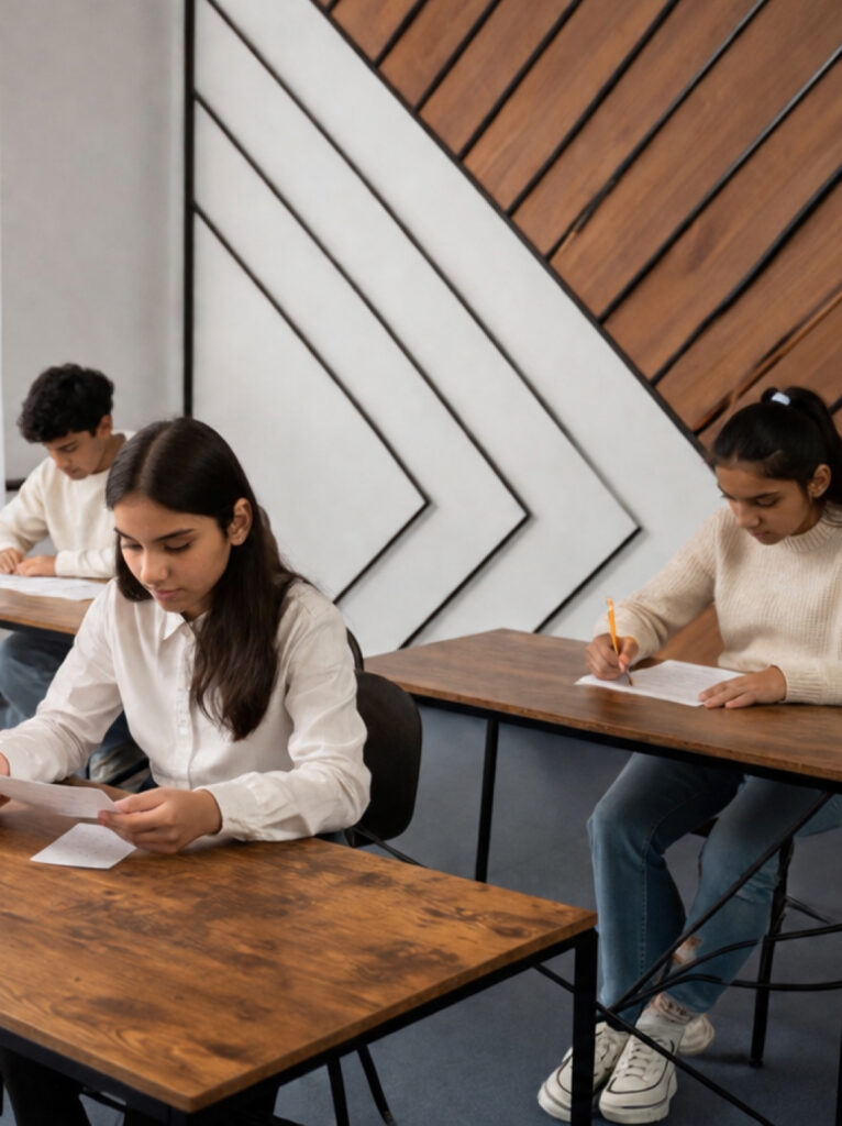 Educational space planning for coaching institutes in Ahmedabad with optimized classroom layouts and efficient student circulation