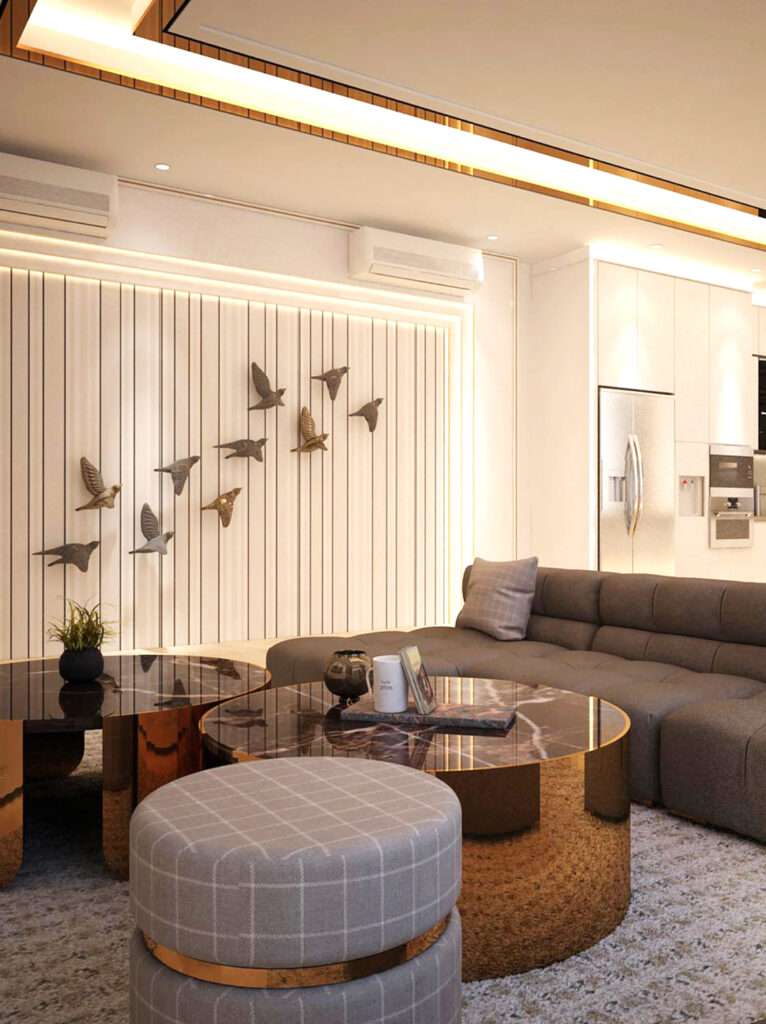 Premium bungalow interior design in Ahmedabad with customized luxury living spaces