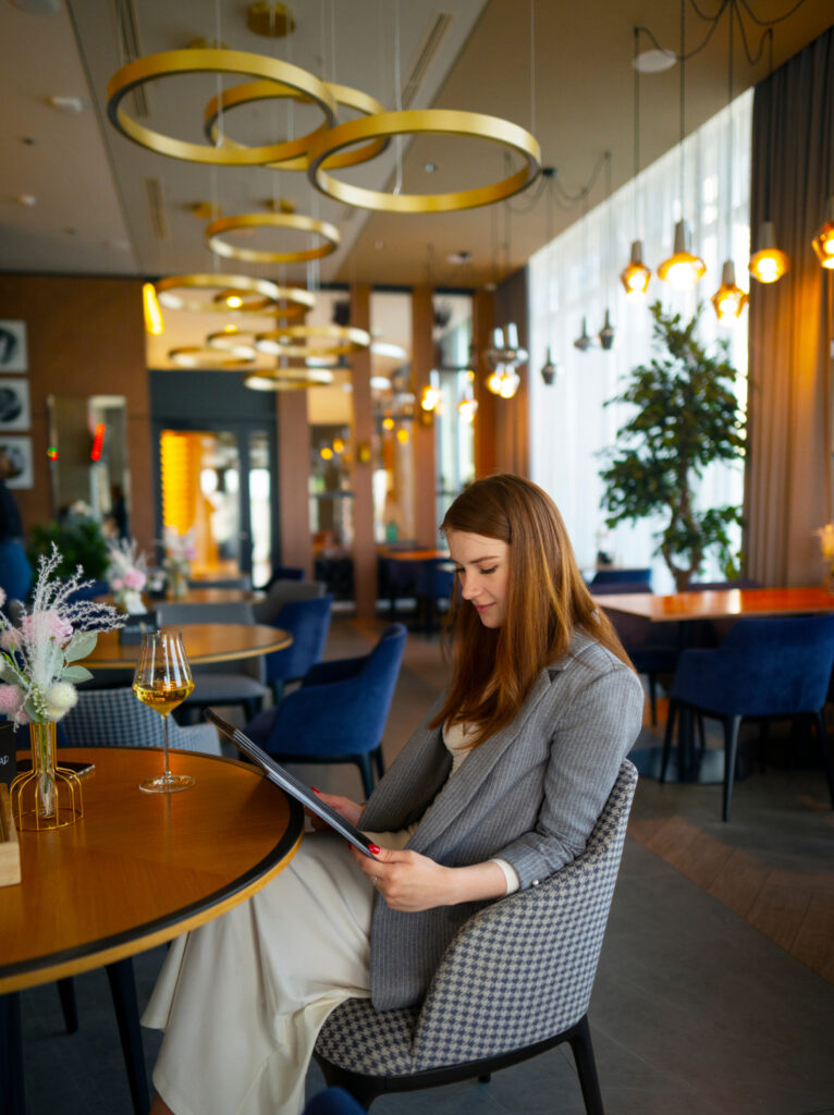 Personalized commercial interior with contemporary seating, decorative lighting, and a modern professional atmosphere.