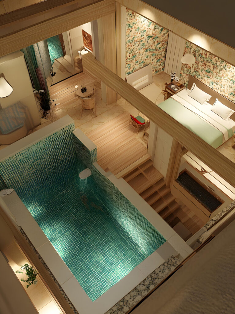 Premium villa interior design in Ahmedabad with sophisticated living spaces and timeless finishes