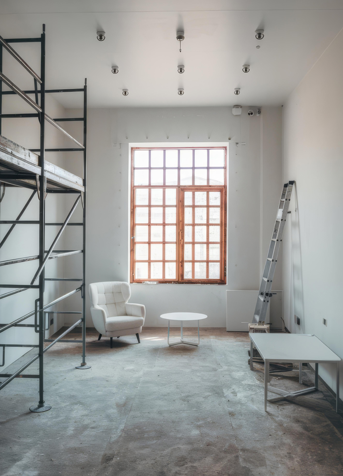 Home interior before renovation with unfinished walls, flooring, and room layout awaiting interior upgrades.