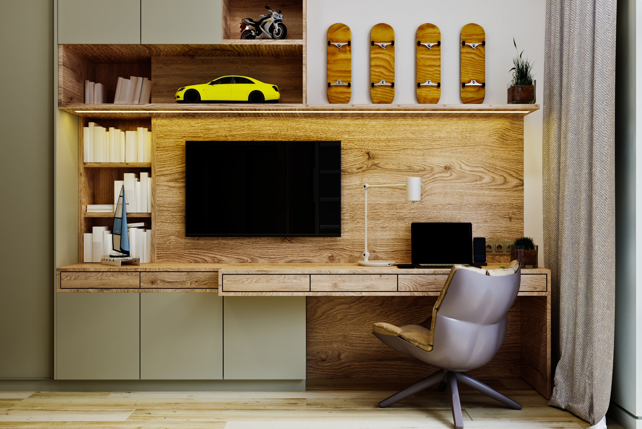 Space-saving interior design ideas for small apartments in Ahmedabad